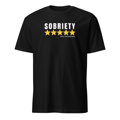 Sobriety 5 Stars Highly Recommended Apparel