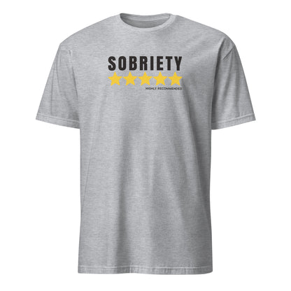 Sobriety 5 Stars Highly Recommended Apparel