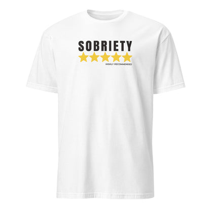 Sobriety 5 Stars Highly Recommended Apparel