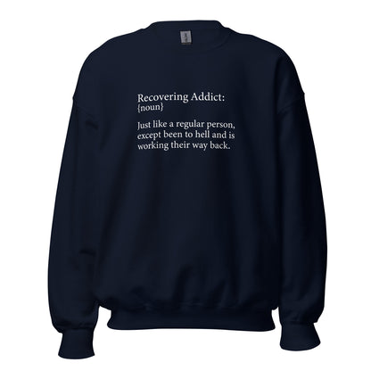 Recovering Addict {Noun} Apparel
