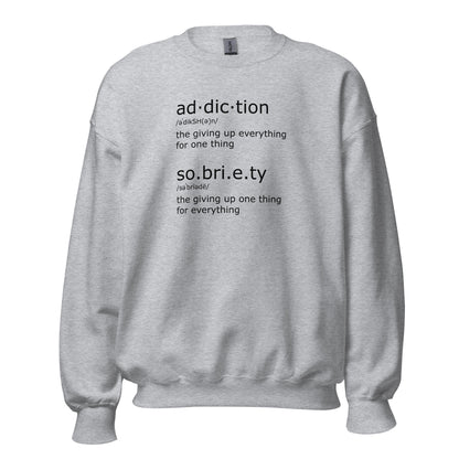 Ad.dic.tion & So.bri.e.ty Apparel