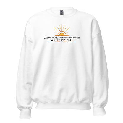 Are these Extravagant Promises? We Think Not. Apparel
