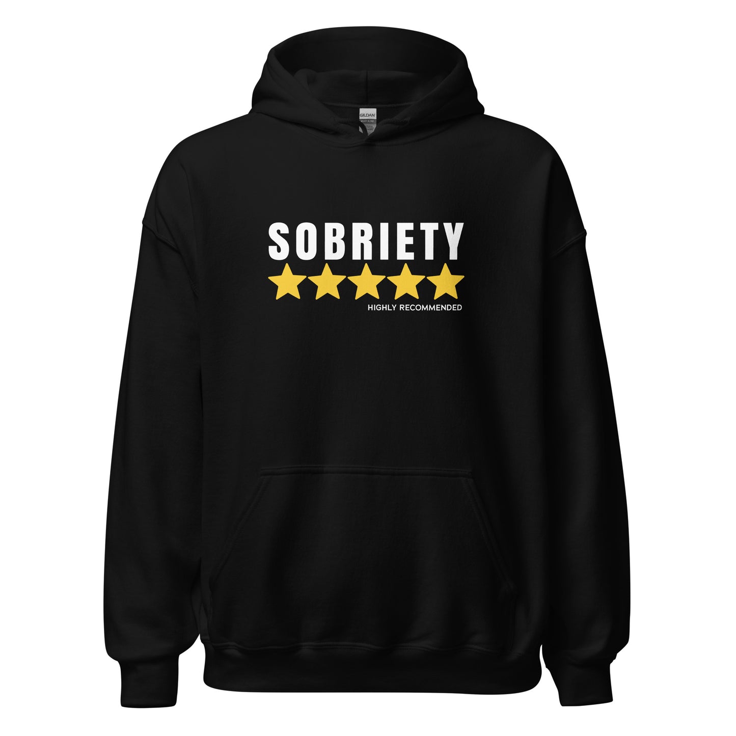 Sobriety 5 Stars Highly Recommended Apparel