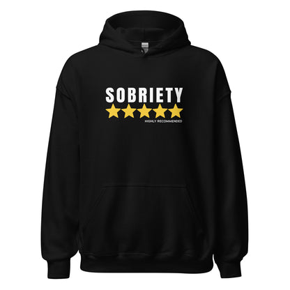 Sobriety 5 Stars Highly Recommended Apparel
