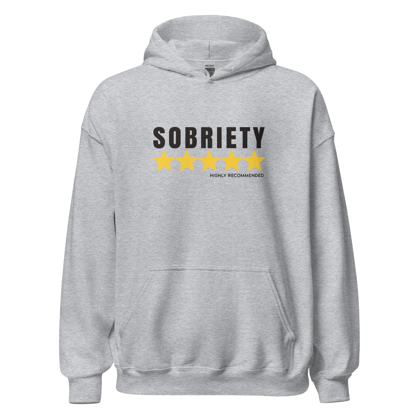 Sobriety 5 Stars Highly Recommended Apparel
