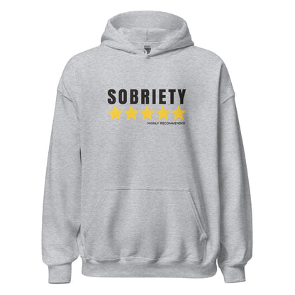 Sobriety 5 Stars Highly Recommended Apparel
